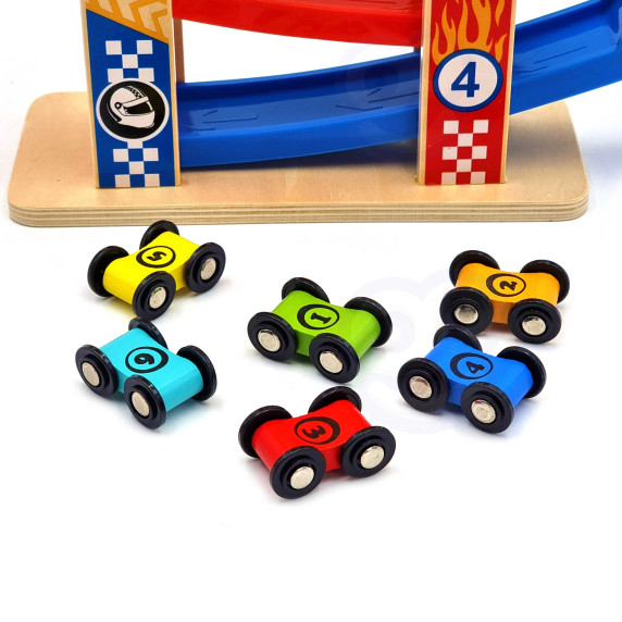 TOOKY TOY Colorful Slide Track For Cars