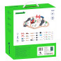 Tooky Toy Wooden Electric Train Fire Department Sound Effects 70 pcs FSC