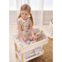 VIGA Wooden Changing Table 2 in 1 Bathtub for Dolls