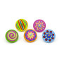 VIGA Colorful Wooden Spinning Top 1pc