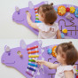 VIGA Wooden Sensory-Manipulation Board EDU Triceratops