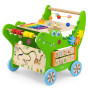 VIGA Wooden Educational Crocodile Pusher 12 in 1