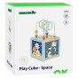 TOOKY TOY Wooden Activity Cube Space Sorter Maze