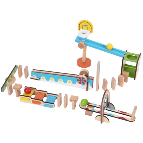 TOOKY TOY Domino Ball Track