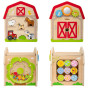 VIGA Wooden Farm 7 in 1 - Educational Cube