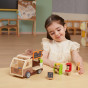VIGA Food truck Wooden Car Cafe Confectionery