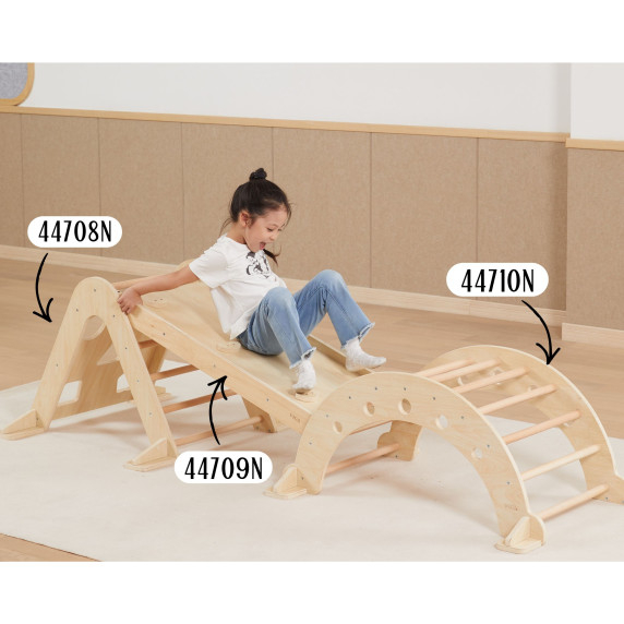 VIGA Wooden Ladder Pikler Climbing Triangle Montessori