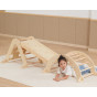 VIGA Wooden Slide Straight Climbing Wall