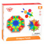 TOOKY TOY Octagonal Puzzle Wooden Mosaic Educational (73 pcs.)