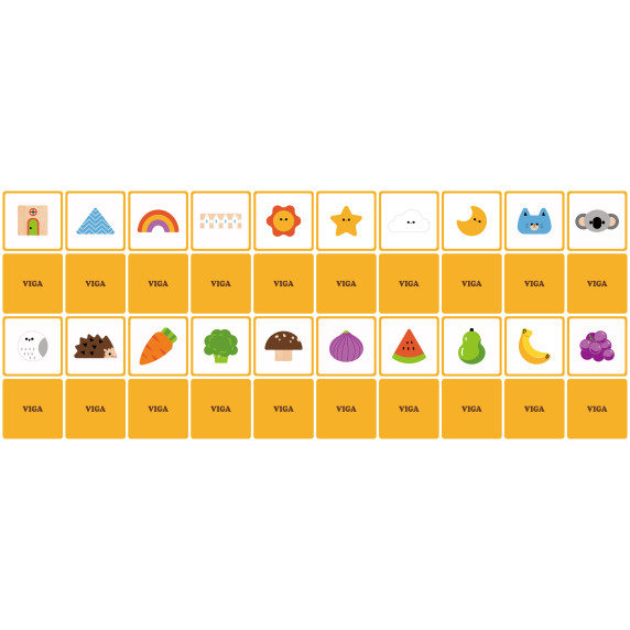 VIGA Wooden Blind Game Pattern Drawing