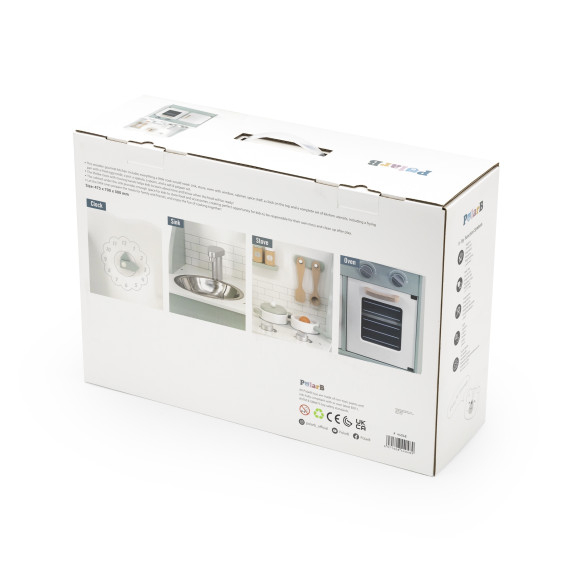 VIGA PolarB Wooden Kitchen with Eco Green Accessories