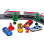 WOOPIE Electric Train Track Bridge Tunnel 80 pcs.