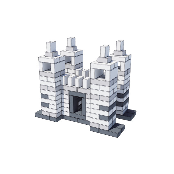 CLASSIC WORLD EDU Mega Construction Blocks EVA Bricks Soft for Building 90 pcs.
