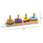 VIGA Wooden Montessori Shape Sorter Blocks