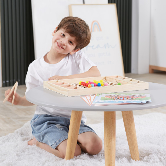 VIGA Wooden Ball Catch and Match Game Montessori Puzzle