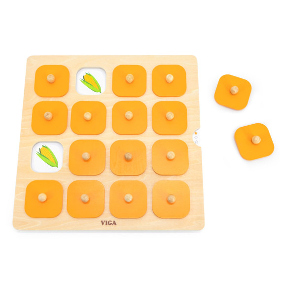 Viga Memory Guess the Pictures Memory Game 10 Montessori Cards