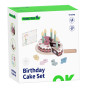 TOOKY TOY Wooden Birthday Cake with Turnip Candles