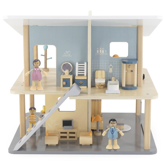 VIGA PolarB Wooden Dolls Family Doll Set Figures