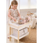 VIGA Wooden Changing Table 2 in 1 Bathtub for Dolls