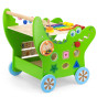 VIGA Wooden Educational Crocodile Pusher 12 in 1