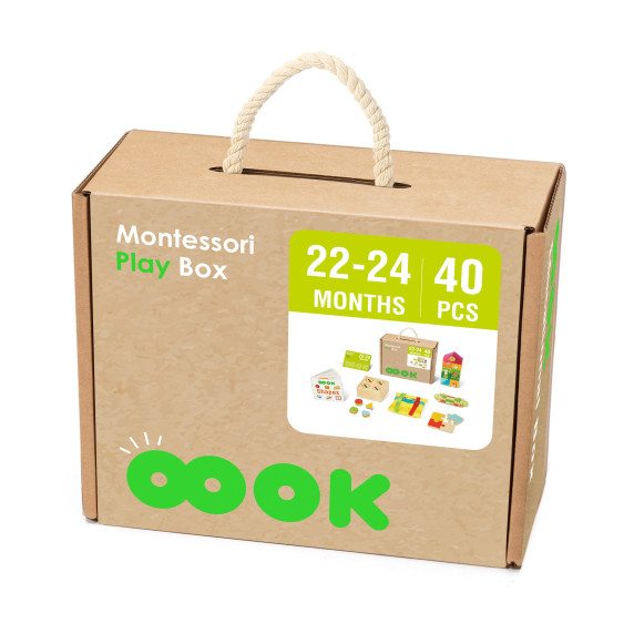 TOOKY TOY Box XXL Montessori Educational 7in1 Sensory Box 22-24 Months