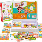 TOOKY TOY Wooden Puzzle Magnetic Box