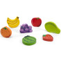 VIGA Wooden Puzzle Montessori 2-in-1 Puzzle Fruit Figures
