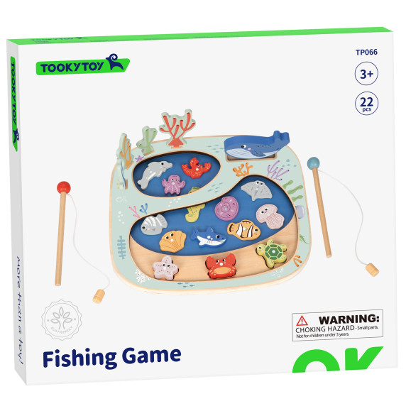 TOOKY TOY Catch a Fish Montessori Puzzle Skill Game