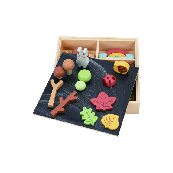 TOOKY TOY Forest Set Stackable Puzzle Blocks Figures