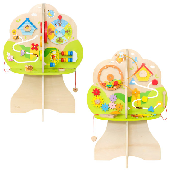 VIGA Wooden Activity Tree Music Educational Center 18m+