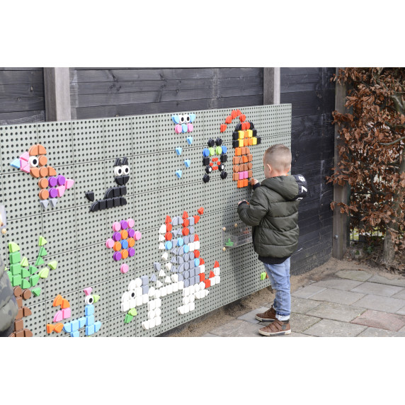 MASTERKIDZ Set of 64 Geometric Shaped Pegs for STEM Boards