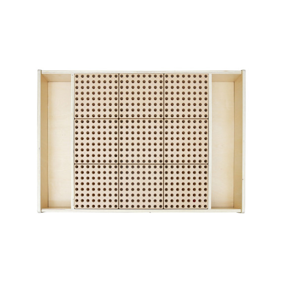 MASTERKIDZ Wooden Educational Table + STEM WALL ACCESSORIES