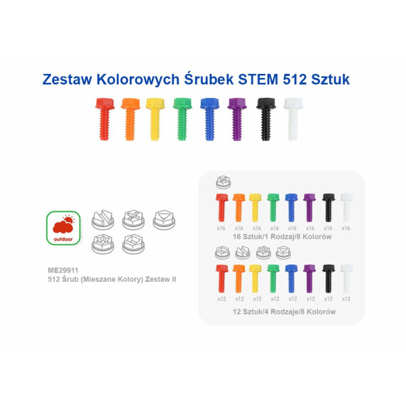 MASTERKIDZ STEM Mounting Panels 2x 120x80 cm + Accessories XXL Set