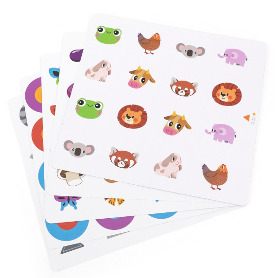 Viga Memory Guess the Pictures Memory Game 10 Montessori Cards