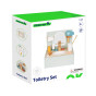 TOOKY TOY Toilet Bathroom Wooden Toilet Bathroom with Accessories