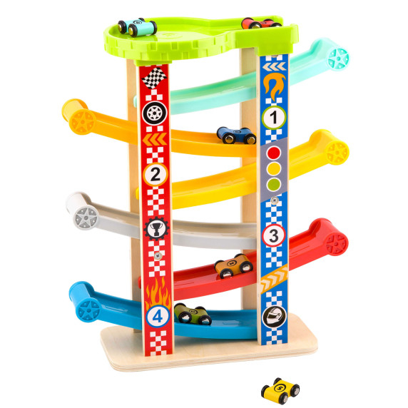 TOOKY TOY Colorful Slide Track For Cars