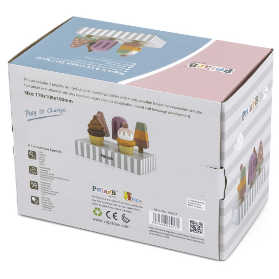 VIGA PolarB Ice Cream Sticks with Stand 5 pcs.