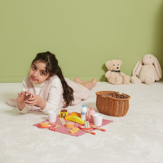 VIGA Wooden Picnic Set 30 pcs.