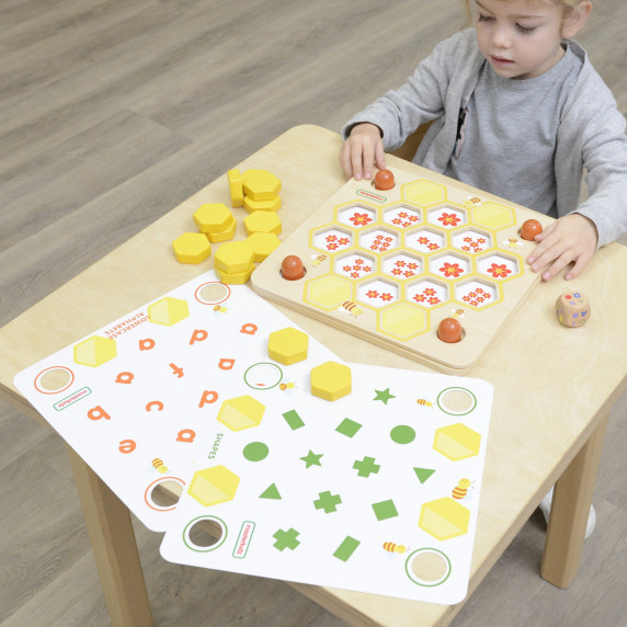MASTERKIDZ Montessori Beehive and Bees Educational Board Memory Learning Game