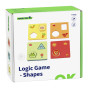 TOOKY TOY Montessori Puzzle Shapes and Colors Animals 6 Boards FSC