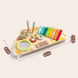 TOOKY TOY Multifunctional Instrument Music Center Xylophone Gears Grater Drum Cymbal Chopsticks