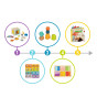 TOOKY TOY Box XXL Montessori Educational 7in1 Sensory Box 31-36 Months