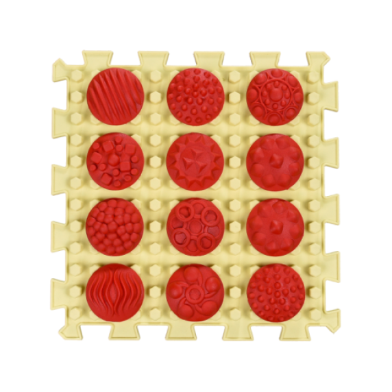 Ortek "Mustrid" Sensoorsed taktiilsed mängumatid (6 + 72 tk)