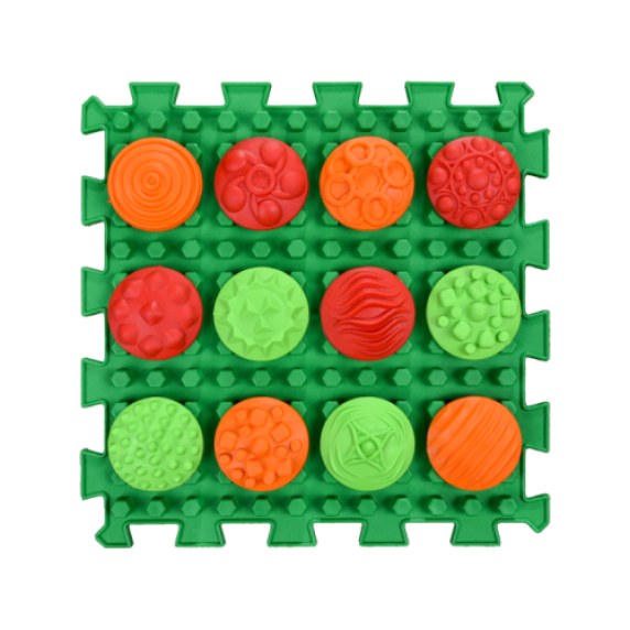 Ortek "Mustrid" Sensoorsed taktiilsed mängumatid (6 + 72 tk)