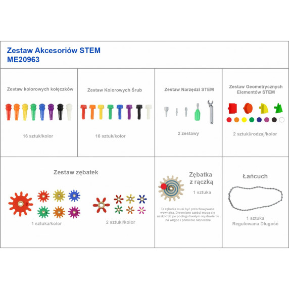 MASTERKIDZ Freestanding STEM Creative Learning Board 125 x 86 + Accessories Set