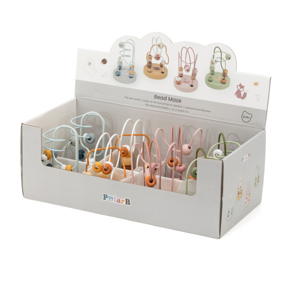 VIGA PolarB Wooden Handy Labyrinth Intertwining Motor Loop 1 pc.