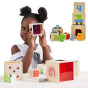 VIGA Wooden Pyramid Puzzle Blocks Sorter Montessori