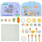 TOOKY TOY Picnic Set Food Cutter with Velcro Breakfast Set