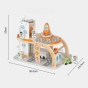 TOOKY TOY Wooden Space Parking Space Station