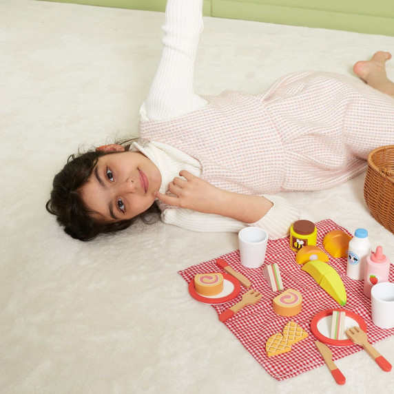 VIGA Wooden Picnic Set 30 pcs.